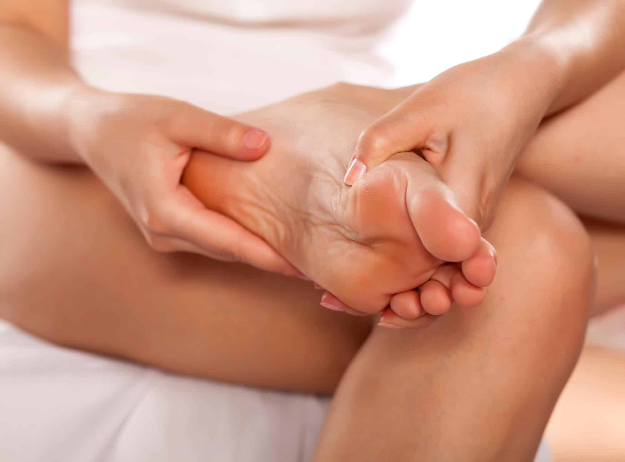self-foot massage