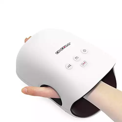 CINCOM Hand Massager – Cordless Hand Massager with Heat and Compression for Arthritis and Carpal Tunnel – Gifts for Women(A-WH)