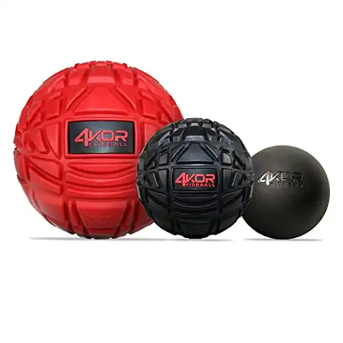 4KOR Massage Balls - Fitness, Physical Therapy, Deep Tissue Myofascial Release