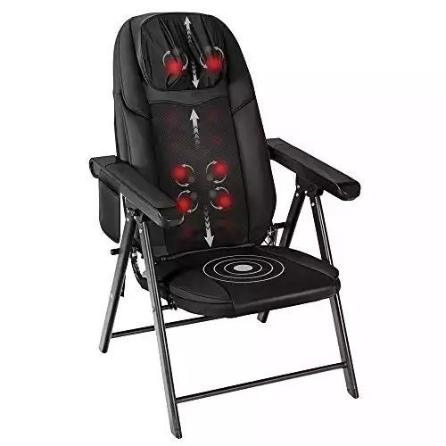 COMFIER Portable Folding Massage Chair (Neck and Back Massager with Heat)
