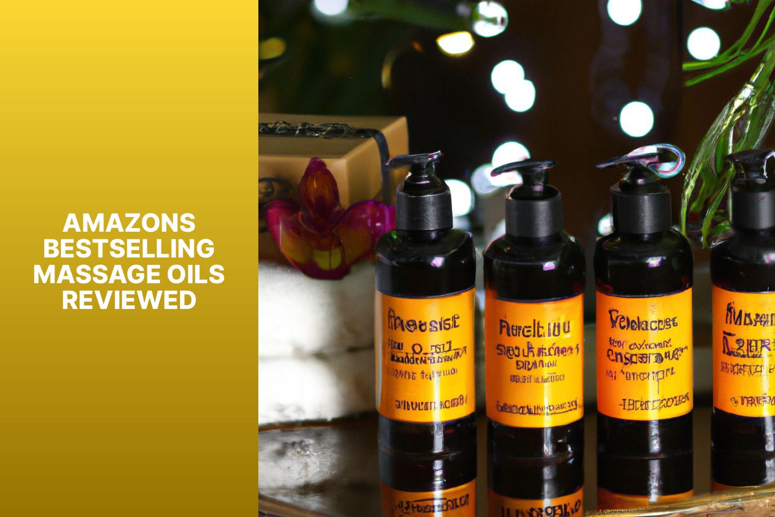amazon massage oils
