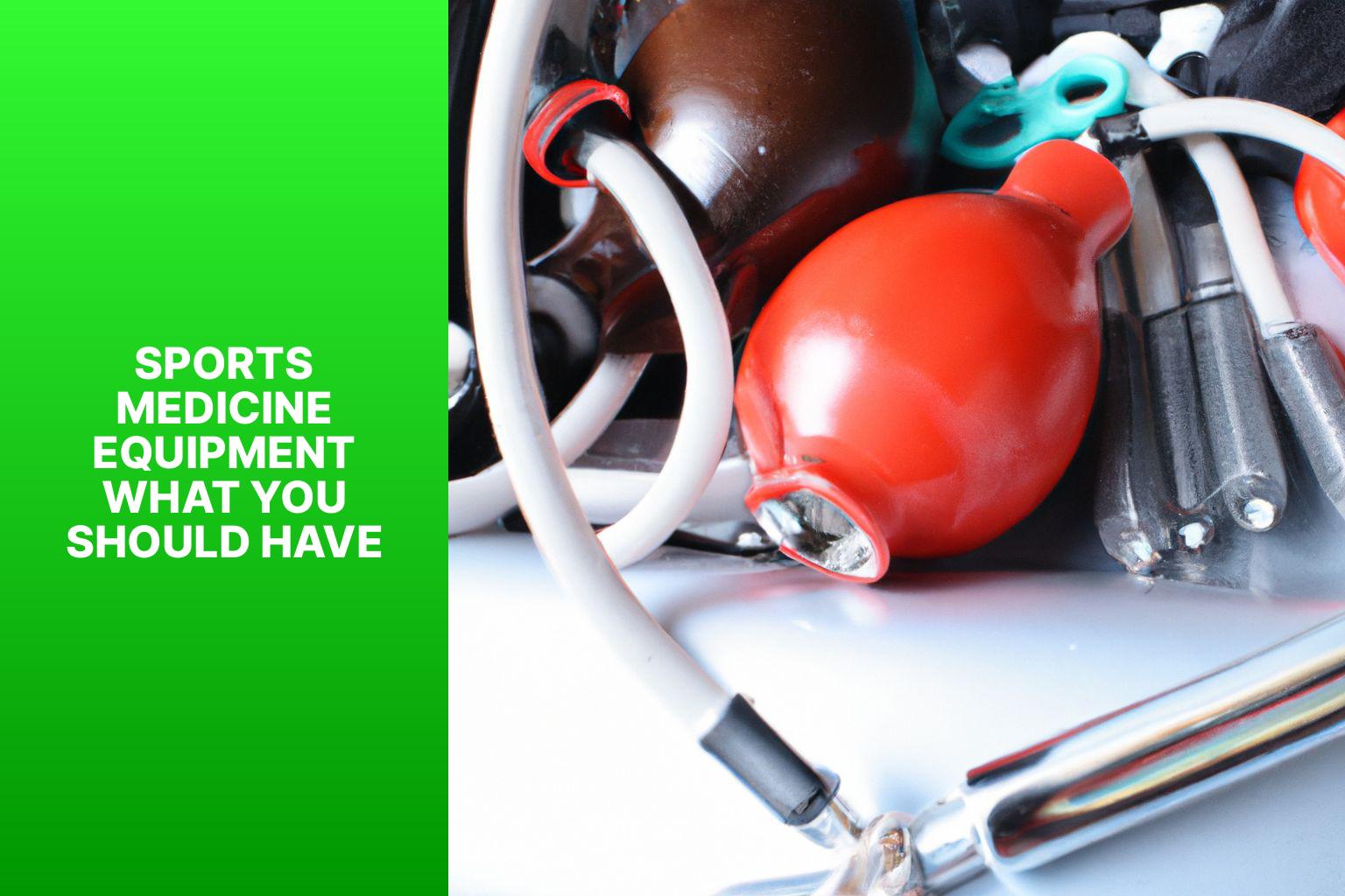 sports medicine equipment