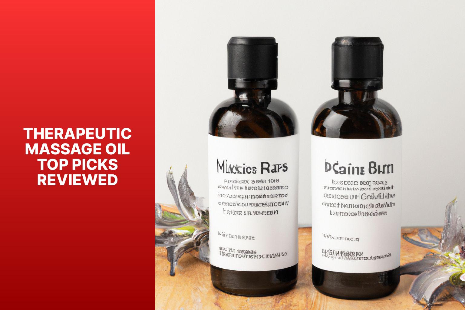 therapeutic massage oil