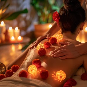 Thai herbal ball massage