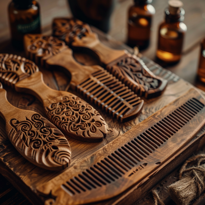 wooden massage tools