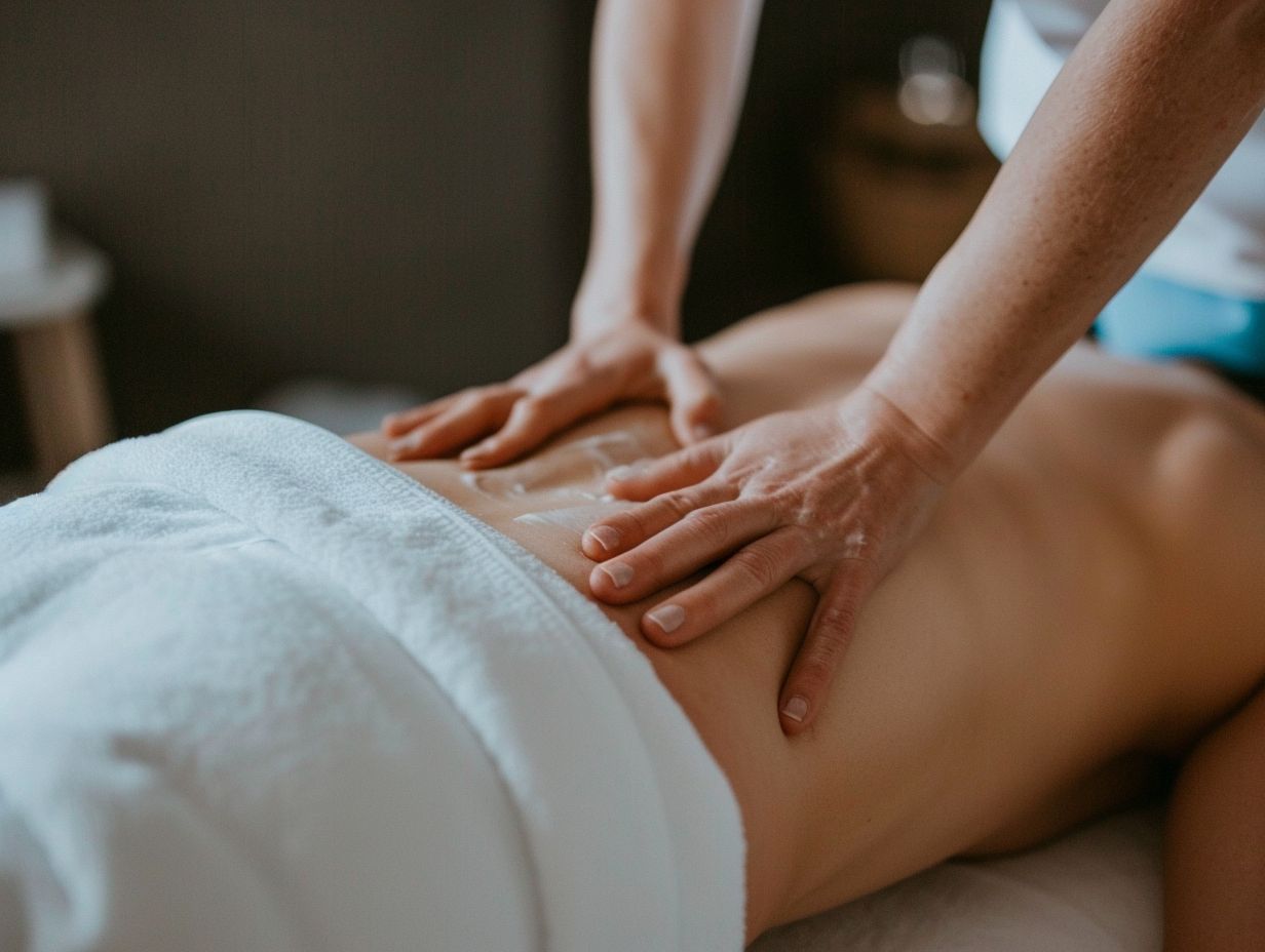 Massage techniques for sciatica